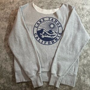 Lake Tahoe California gray sweatshirt. Champion brand. Size medium. {270}